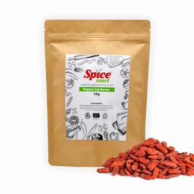 225g | Organic Whole Spices | Ground Spices | Herbs | Seeds | Chilli | Superfoods Soil Association Certified (Organic Goji Berries)