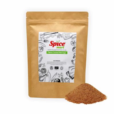 225g | Organic Whole Spices | Ground Spices | Herbs | Seeds | Chilli | Superfoods Soil Association Certified (Organic Coconut Palm Sugar)