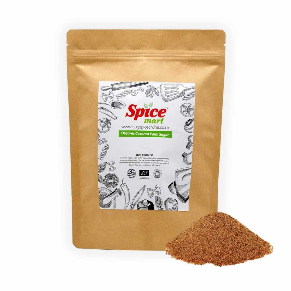 225g | Organic Whole Spices | Ground Spices | Herbs | Seeds | Chilli | Superfoods Soil Association Certified (Organic Coconut Palm Sugar)