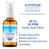 EMIAS Therapeutics UK - 20 PPM Colloidal Silver - 50ml Spray Applicator in Amber Glass Bottle - Pure and Natural, Premium Quality. view 2