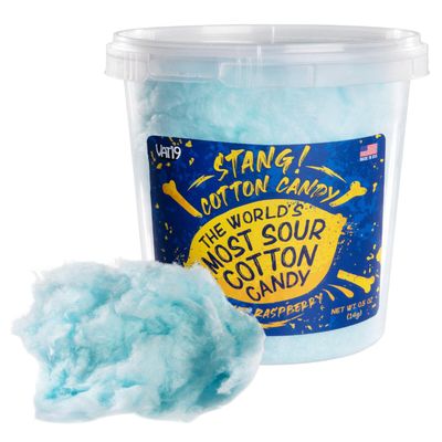 Vat19 Stang Cotton Candy - The World's Most Sour Cotton Candy! (0.5oz Tub)