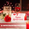 1 Roll Valentines Day Toilet Paper Romantic Love Heart Printed Toilet Paper Happy Anniversary for Wedding Valentines Day view 2