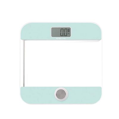 LEONYS Digital Body Weight Bathroom Scale Weighing Scale, 400 Pounds,Clear Glass, Measurement Accurate Electronic Scale Ultra-thin Body Scale (kg/lbs)