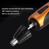 ANKROYU 4 in 1 Nose Hair Trimmer for Men, Rechargeable Men Hair Trimmer, Electric Beard Eyebrow Clipper Shaving Kit for Nose, Ear, and Eyebrows view 3