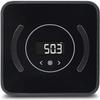 LEONYS Weight Scale, Body Bathroom Scale, Digital Electronic Scale with Step-On Technology, 6mm Tempered Glass Easy Read Backlit LCD Display, 400 Pounds, Black view 1