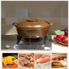 SUNMME Ceramic Soup Pot with lid, Durable Ceramic Casserole, Kitchen stew Pot with lid, Handmade, Suitable for All Kinds of Food.-1.2L view 4
