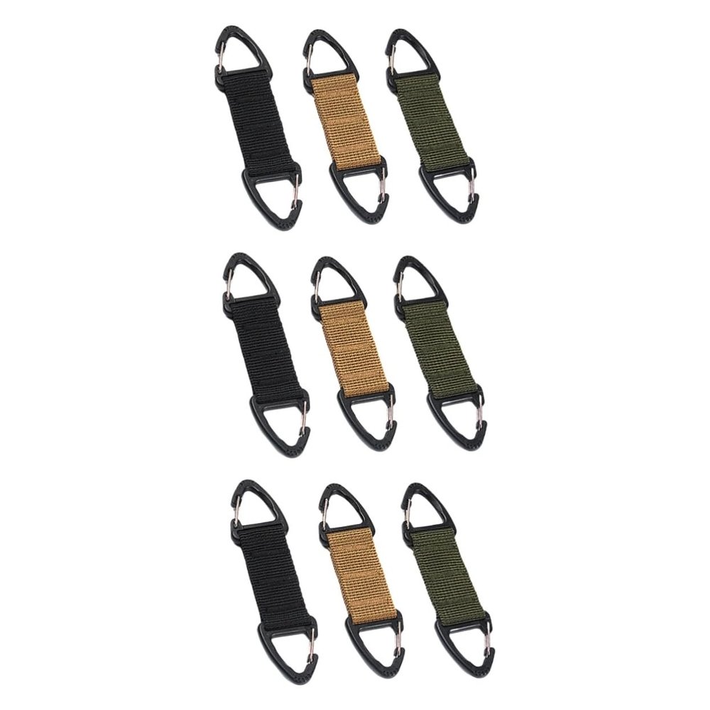Mobestech 9pcs Mask Hook Slip Nylon Mask Ear Hook Strap Use as Backpack Buckle Behind Head