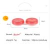 Dhoptical 100Pcs Contact lens case Colorful Contact Lens Holder Box Left/Right Eyes (Yellow) view 3