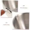 SUNMME Pour Oil Small Pot Turkish Coffee Pot Chocolate Warmer Metal Coffee Pot Reusable Saucepan Pasta Pan Saucepan Stainless Steel Cooking Utensils Silver Mini view 3