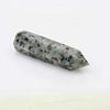 EPEDIC 1pc 85mm-95mm Natural Polished Kiwi Jasper Point Crystal Tower Gift view 4