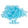 Dhoptical 100Pcs Contact lens case Colorful Contact Lens Holder Box Left/Right Eyes (Blue transparent) view 1