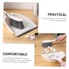 Amosfun Mini Broom Dustpan Set Desktop Cleaning Accessory with Soft Bristles PP Tpr Construction for Home Office Desk Use view 2