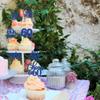 30 Pack Happy 60th Birthday Cupcake Toppers Glitter Sixty Cheers to 60 Years Old Birthday Cupcake Picks for 60th Anniversary Party Cake Decorations Supplies Dark Blue view 4
