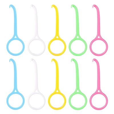 10Pcs Portable Aligner Removal Tool Colorful Teeth Straightening Hook Kits Invisible Brace Tooth Removal Tool for Oral Care Tooth Cleaning