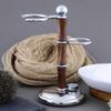 Haryali London Shaving Kit - 3 Pc Wooden Shaving Kit - Double Edge Safety Razor - Super Badger Shaving Brush - Shaving Stand from Wood and Stainless Steel - Sustainable Shaving Set as a Gift Set view 3
