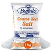 Buffalo Coarse Sea Salt 1kg  Natural Coarse Salt for Cooking, Grilling & Grinders  Kosher, Pure Sea-Derived Crystals  Ideal for Seasoning, Brining, Curing & Everyday Cooking Needs view 1
