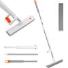 Glvyou Sponge Mop with Replacement Sponge Head Hands Free Self Wringing Mop with 47.2 Inch Ergonomic Handle Absorbent Foam Mop Sponge Squeeze Mop Reusable Sponge Floor Mop for Home Floor Cleaning ! view 1