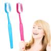 2 Pack 15.75x1.57 Inches Giant Toothbrush Props, Oversized Gag Novelty Bath Brushes, Red and Blue for Costume Accessory, Photo Shoots, Party Favors, Pet Grooming view 1