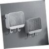 MAGICLULU Wall Mounted Soap Dish Two Hooks Material for Bathroom Vanity Kitchen Sink Counter Practical Storage Shelf view 2