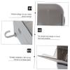 MAGICLULU Wall Mounted Soap Dish Two Hooks Material for Bathroom Vanity Kitchen Sink Counter Practical Storage Shelf view 3