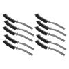 10pcsHandle Bristle Brush, Groove Cleaning Tool for Dead Corners, Kitchen and Bathroom Faucets, Shower Door Guides view 3