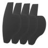 Mipcase Hairline Enhancing Card and Beard Guide Shaping Template 4pcs Black Mens Hairline Shaping Tool for Hair Fiber Application Grooming and Styling view 1