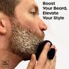 The Man Silicone Beard Scrubber & Hook - Silicone Beard Brush & Exfoliator for Men - Removes Beardruff - Deep Cleans, Unclogs Pores - Facial Hair Cleansing Brush (1Set) view 3