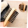 Angoily 2pcs Men's Beard Brush Bristle Beard Styling Maker Portable for Men Fine Tooth Comb view 2