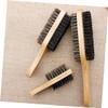 Angoily 2pcs Men's Beard Brush Bristle Beard Styling Maker Portable for Men Fine Tooth Comb view 4