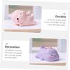 Cabilock 4pcs Dinosaur Ornaments Resin Mini Dinosaur Statues Car Adornment for Boys and Girls Arts Crafts Figures view 2