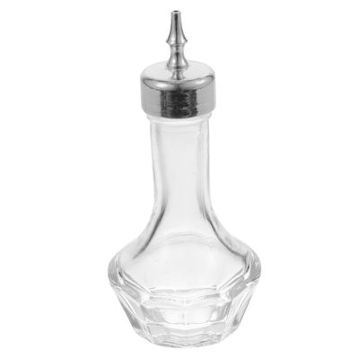 TOPBATHY Bitters Bottle with Detachable Stopper Lidded Glass Cocktail Bottle for Mixing Drinks and Practical Bitters Dispenser for Home Bartending