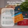 Vitamin D3 4000 iu & Vitamin K2 MK7 100g - 1 Year Supply, 365 Easy-Swallow Vitamin D3 K2 Tablets, 1-A-Day High Strength Vegetarian D3 and K2 Vitamin Supplements, UK Made Vitamin D Tablets view 2