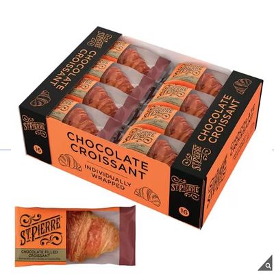 St. Pierre Chocolate Filled Croissant, 16 x 55g