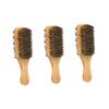 DOITOOL 3pcs Professional Men's Double-sided Boar Bristle Beard Brush Portable Styling Tool for Beard Care view 1