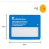 100 PCS Professional Anti-Blue Light Test Card PVC Material eyeglasses lense test tool view 2