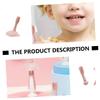 Mobestech Penguin Toothbrush for Boys and Girls Silicone Material Gentle Gums Includes Toothbrush and Scraper for Toddlers Teeth Brushing Routine view 3