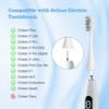 10 Pack Toothbrush Heads Compatible with Oclean Electric Toothbrush, Replacement Brushes Suitable for Oclean One, Flow, X Pro, X Pro Elite, X Pro Digital, X Lite, X10, X Ultra, Air2, F1 etc. (White) view 2
