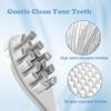 10 Pack Toothbrush Heads Compatible with Oclean Electric Toothbrush, Replacement Brushes Suitable for Oclean One, Flow, X Pro, X Pro Elite, X Pro Digital, X Lite, X10, X Ultra, Air2, F1 etc. (White) view 4