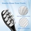 10 Pack Replacement Brush Heads Compatible with Oclean Electric Toothbrush Heads for Oclean Spark, Flow, X Pro, X Pro Elite, X Pro Digital, X Lite, X10, X Ultra, Air2, F1 (Black) view 4