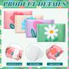 PerKoop 100 Pack Pocket Tissues Travel Slim Packs Small Facial Tissues Wallet Size Toilet Paper for Travel Guest Wedding Supplies, 4 Styles(Cute Floral) view 3