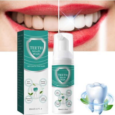 Teeth Mouthwash, Herbal Brightening Oral Repair Foam, Teeth Whitening Mousse Foam, Mousse Foam Deeply Cleaning Stain Removal Teeth Whitening Toothpaste (2pcs)