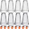 Wholelovein 4 Pack Gray & 4 Pack Black Mosquito Covers Wearable Head Net Face Mesh Protecting Net Mosquito Fly Insects Bugs Preventing for Outdoor Hiking Camping view 1
