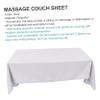 POPETPOP Massage Bed Sheet with Hole for Spa Beauty Salon Breathable Gray 120x200cm Sturdy Quick-Dry Bed Cover for Massage Couch view 3