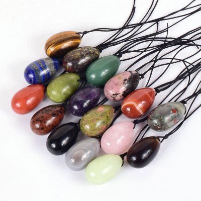 30 * 20mm Yoni Egg Jade Eggs Women Kegel Exerciser Jade Massager Muscles Tightening Ball Crystal Kegel Rose Quartz Eggs,Opal (Color : White)