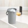 10l Litre Silver Multipurpose Storage Bucket High Grade Plastic Cleaning Bucket - Pouring Lip, Ergonomic Handle & Measuring Scale - Durable/space Saver Ideal for Cleaning Gardening Kitchen (Set of 12) view 3