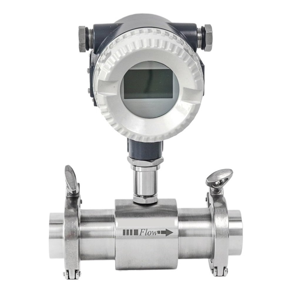 DELURA Turbine Flowmeter With Pulse Output For Coconut Oil (Color : DN15 pulse output)