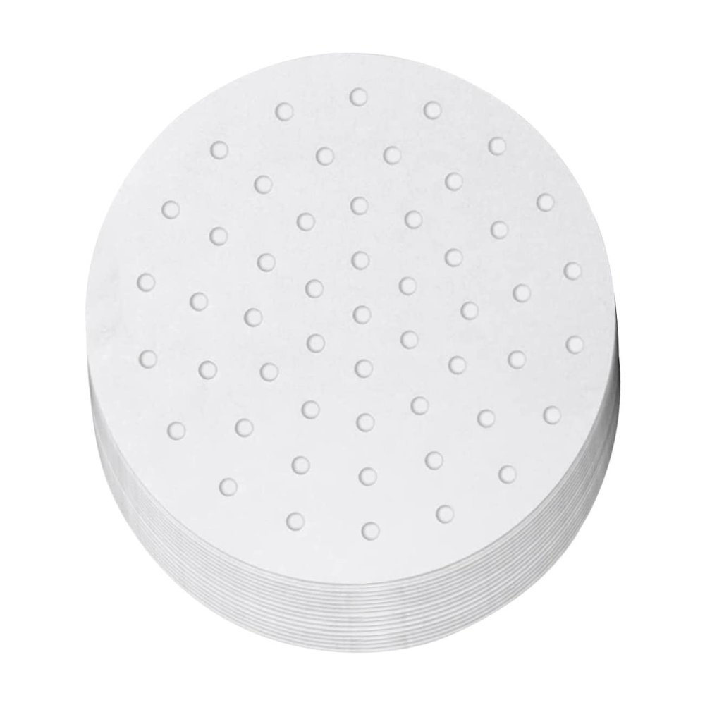 IMIKEYA 200pcs Non-Stick Baking Paper Mats Air Fryer Paper Liners Baking Parchment Pad for Oven BBQ Microwave Reusable
