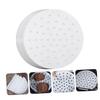 IMIKEYA 200pcs Non-Stick Baking Paper Mats Air Fryer Paper Liners Baking Parchment Pad for Oven BBQ Microwave Reusable view 4