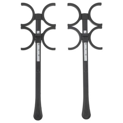 2pcs Glasses Accessories Ophthalmic Lens Tools for Eye Glasses Accessory Chain Optometry Equipments Vision Flipper Flippers Optometry T Tool Jigs Child Utensils Plastic Adjustable