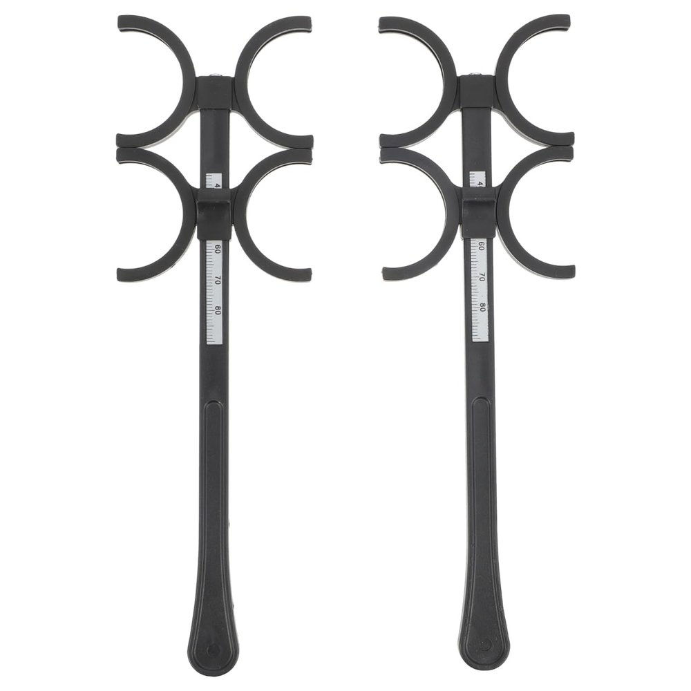 2pcs Glasses Accessories Ophthalmic Lens Tools for Eye Glasses Accessory Chain Optometry Equipments Vision Flipper Flippers Optometry T Tool Jigs Child Utensils Plastic Adjustable
